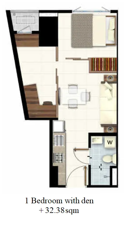 https://www.manilacondohub-smdc.com/images/properties/light-2/unit-layouts/03 - LIGHT 2 - Type 3 1BR with den (+32.38sqm).webp